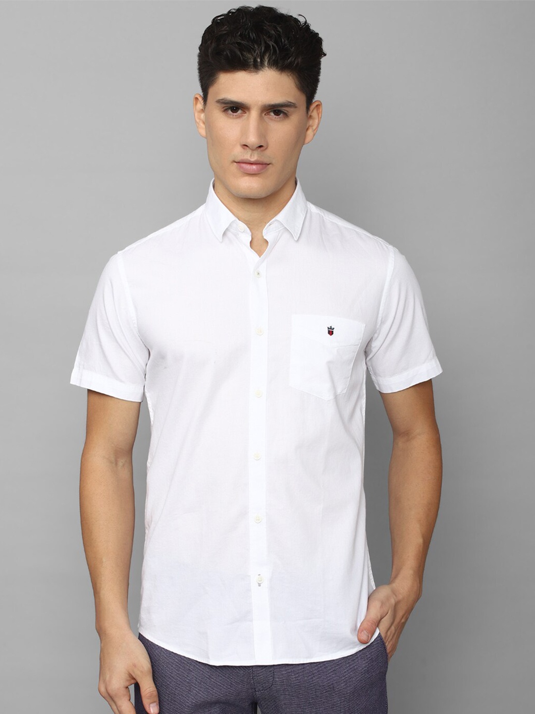 

Louis Philippe Sport Men Cotton Casual Shirt, White