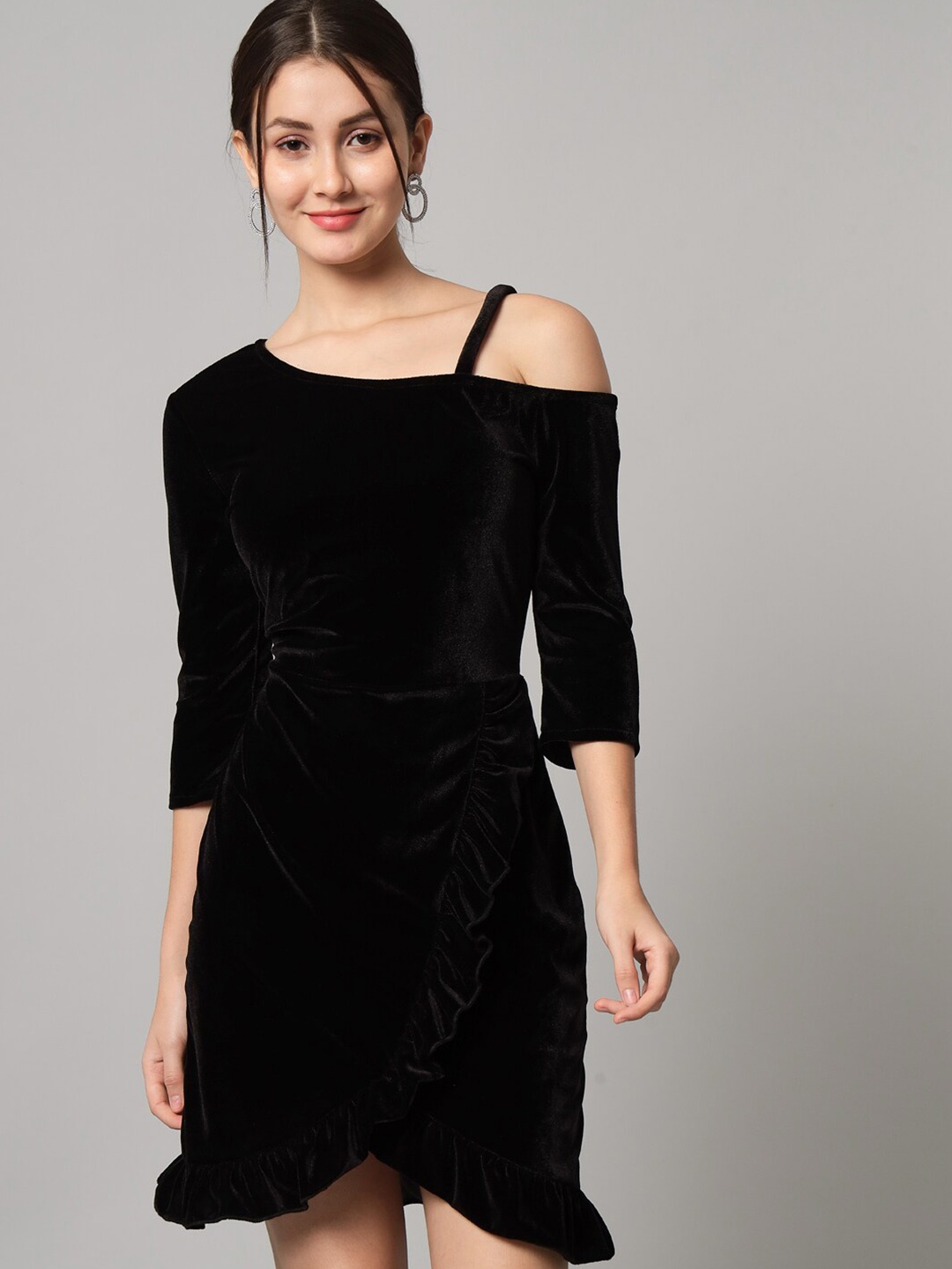

VAARARO Shoulder Straps Sheath Dress, Black