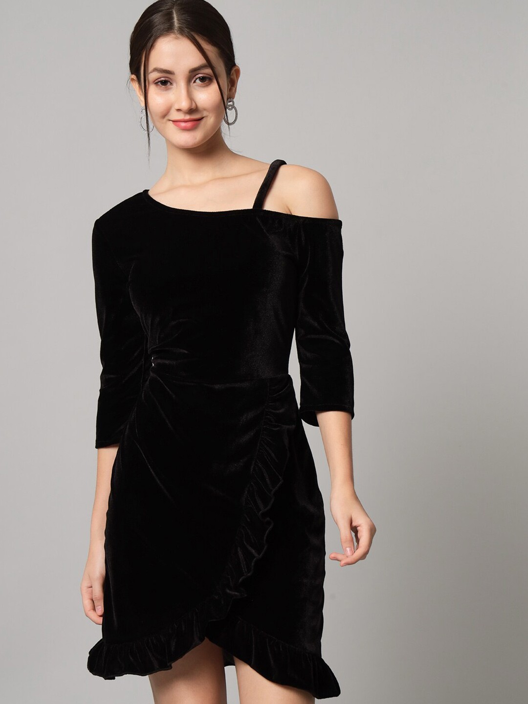 

VAARARO Shoulder Straps Sheath Dress, Black
