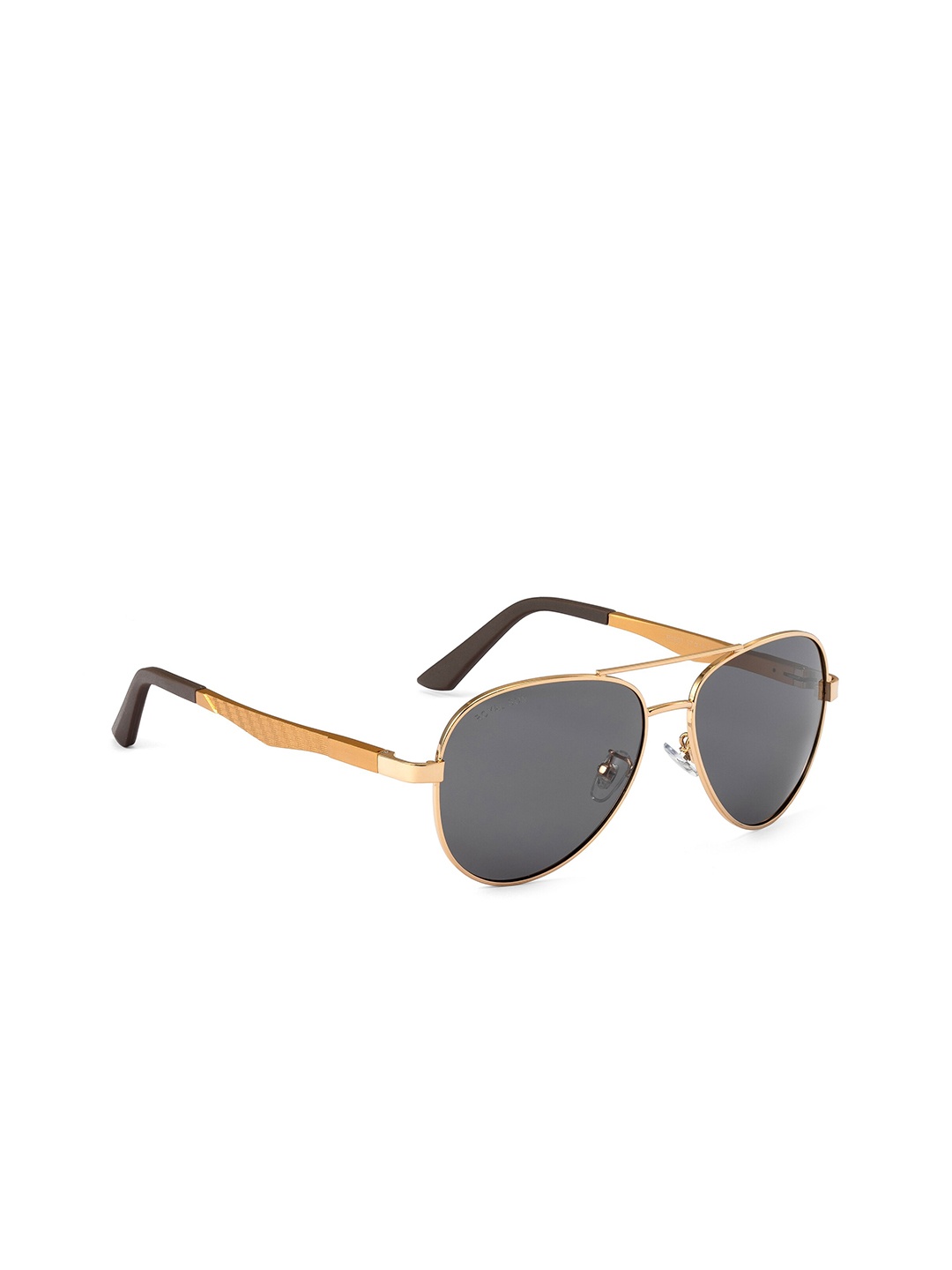 

ROYAL SON Aviator Sunglasses with Polarised and UV Protected Lens CHI00128-C4, Black
