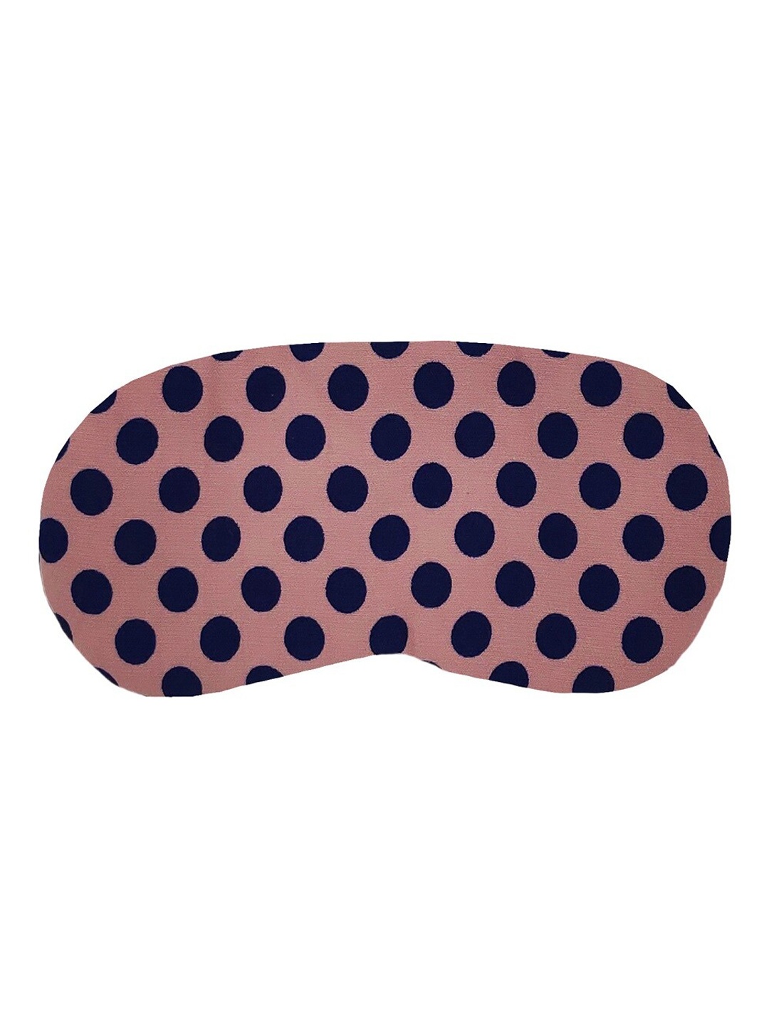 

JENNA Polka Dot Printed Sleeping Eye Mask, Peach