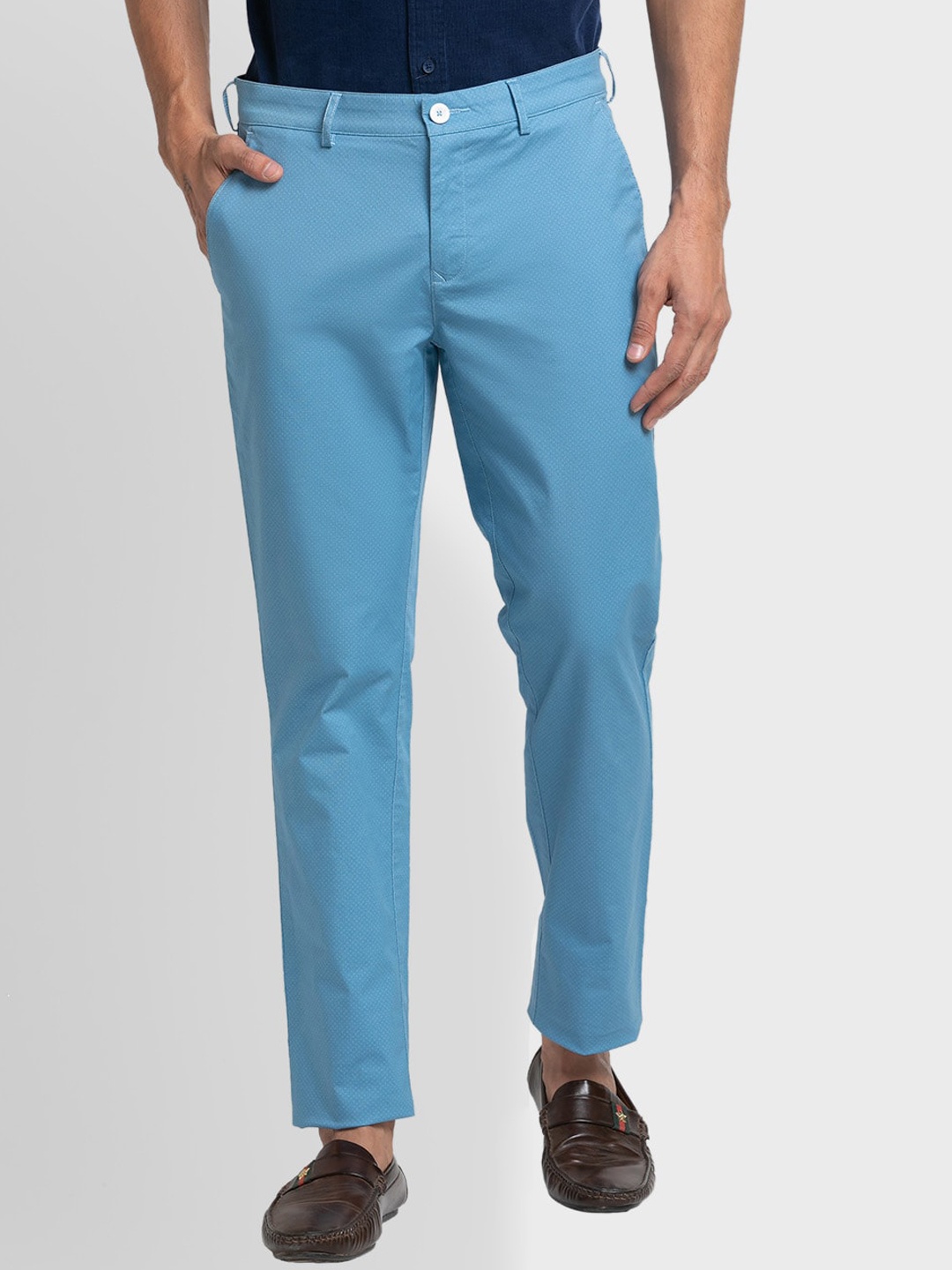 

ColorPlus Men Chinos Trousers, Blue