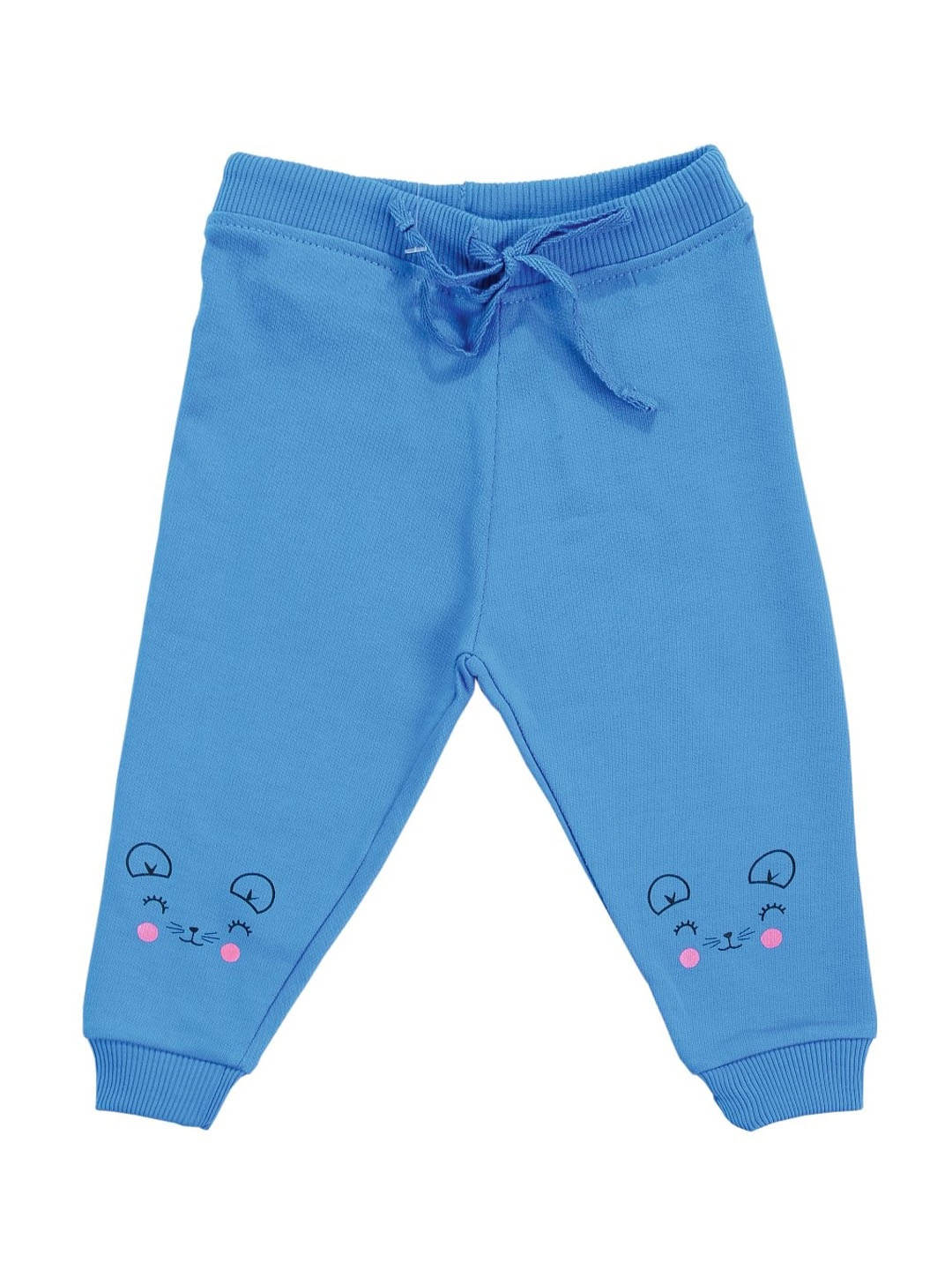 

Bodycare Kids Girls Printed Cotton Toxic Free Joggers, Blue