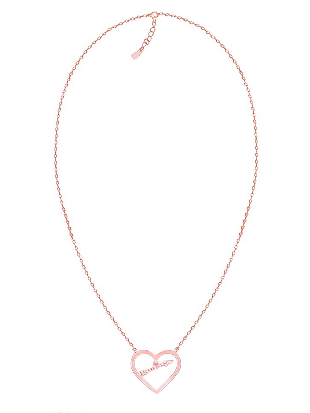 

GIVA Sterling Silver Rose Gold-Plated Necklace