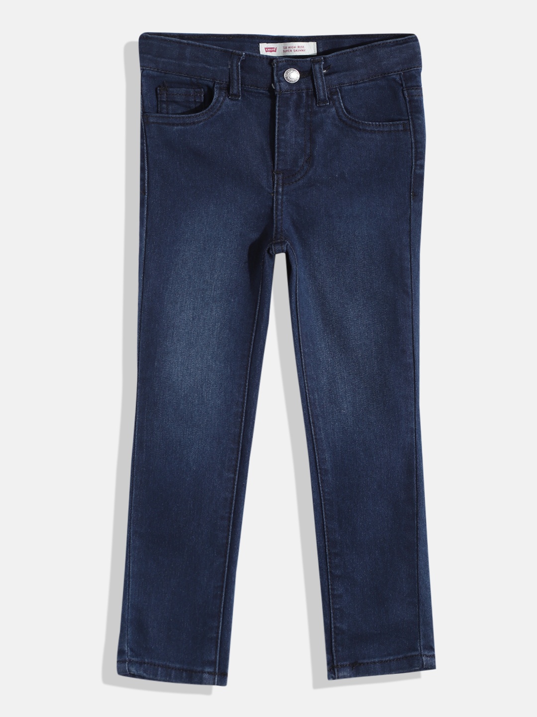 

Levis Girls Super Skinny High-Rise Light Fade Jeans, Blue