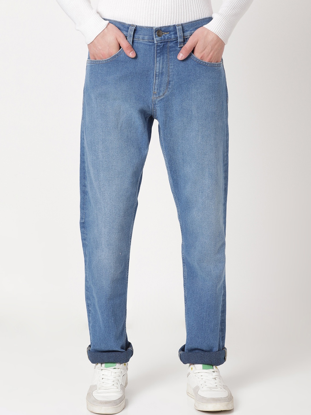 

Lee Men Heavy Fade Cotton Stretchable Jeans, Blue