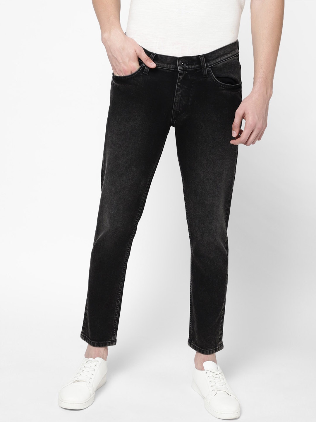 

Lee Men Skinny Fit Stretchable Cotton Jeans, Black