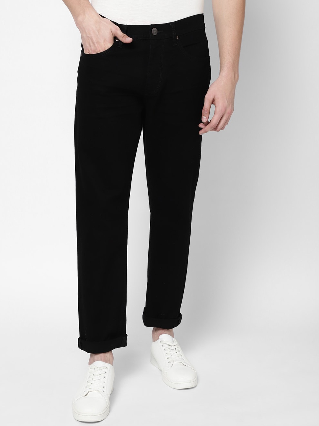 

Lee Men Black Stretchable Jeans