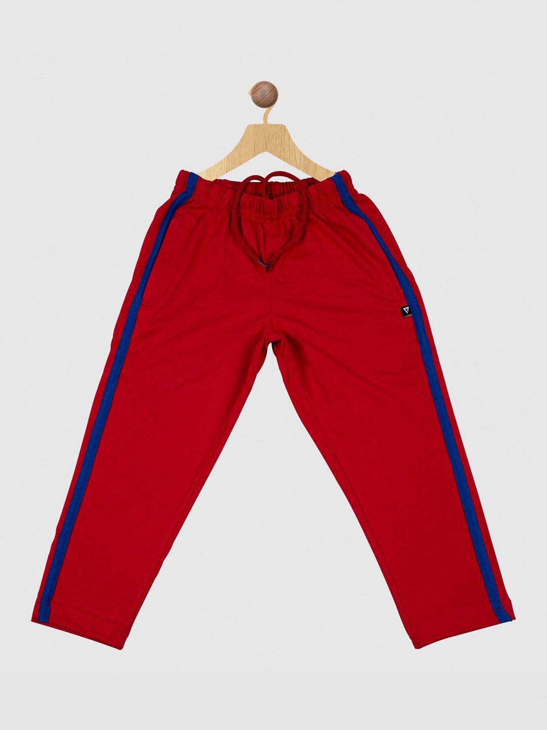 

PROTEENS Boys Side Striped Detail Cotton Track Pants, Red