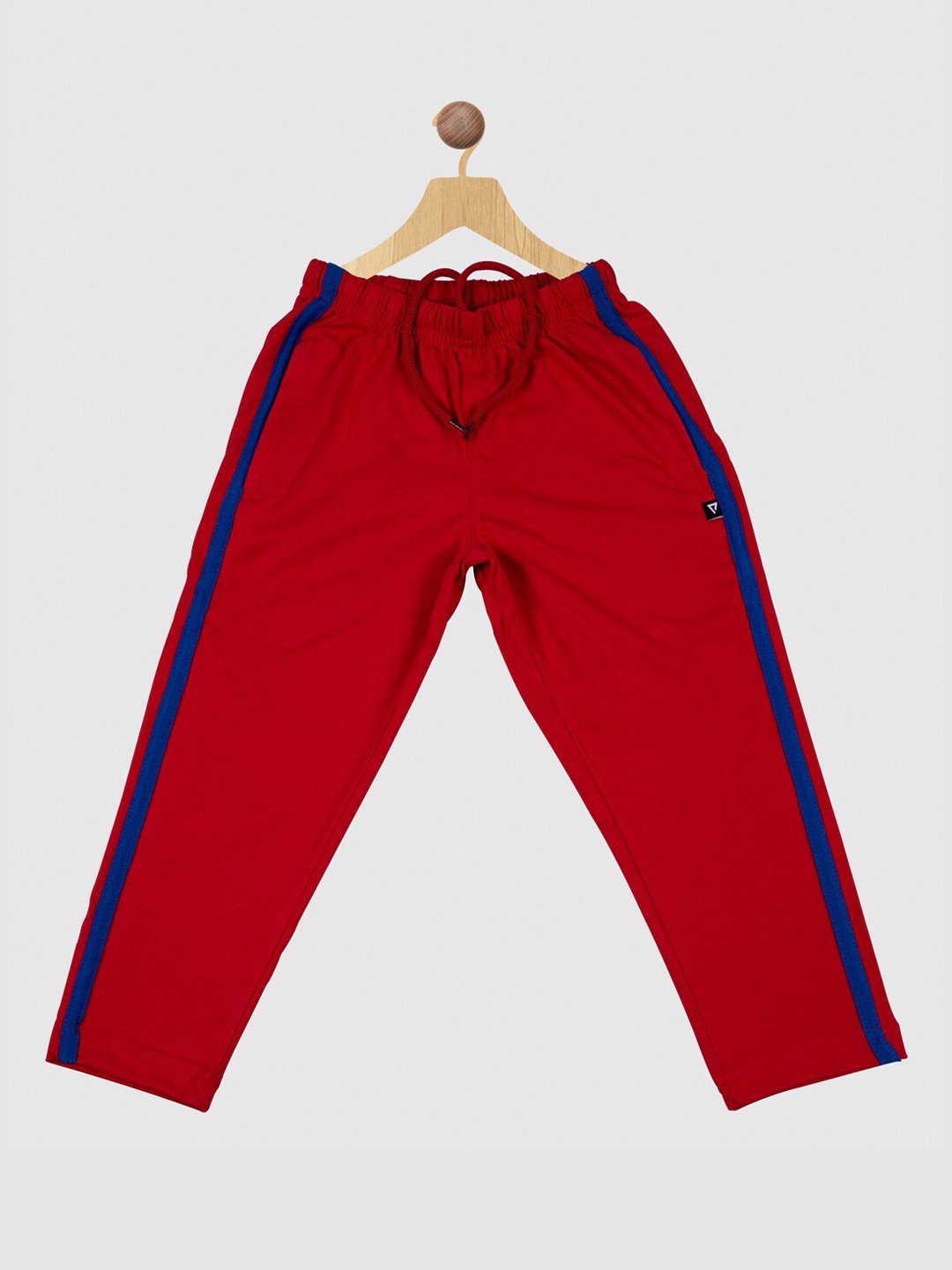 

PROTEENS Boys Side Striped Detail Cotton Track Pants, Red