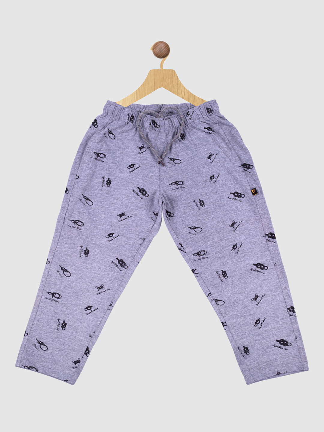 

PROTEENS Boys Printed Cotton Track Pant, Grey