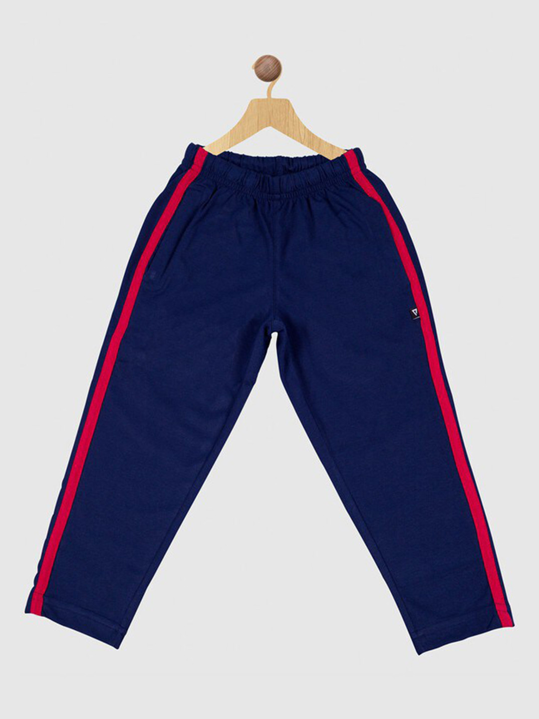 

PROTEENS Boys Side Striped Detail Cotton Track Pants, Navy blue