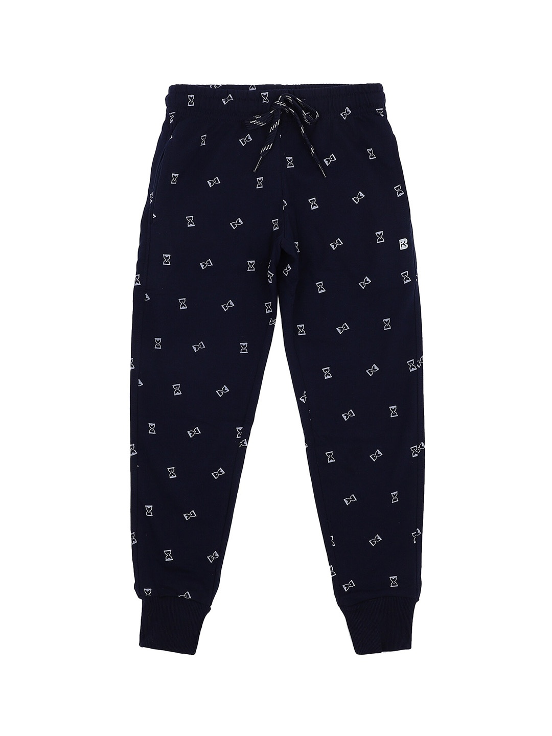 

PROTEENS Boys Antiviral & Antibacterial Printed Cotton Jogger, Navy blue