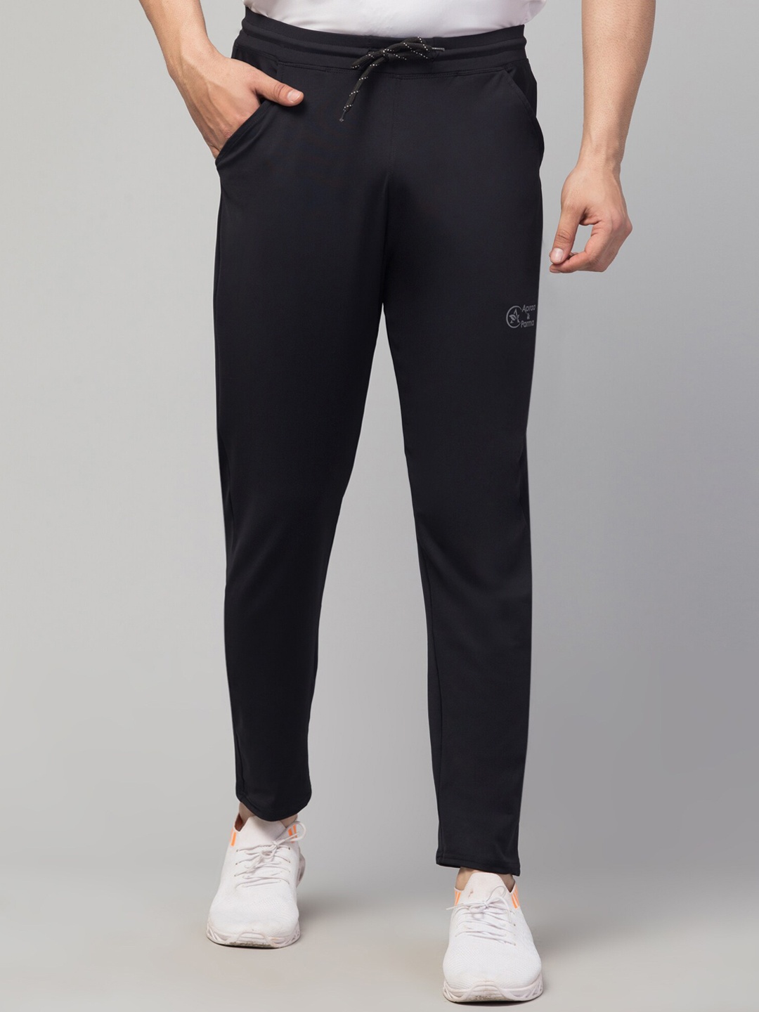 

Apraa & Parma Men Track Dry-Fit Pants, Black