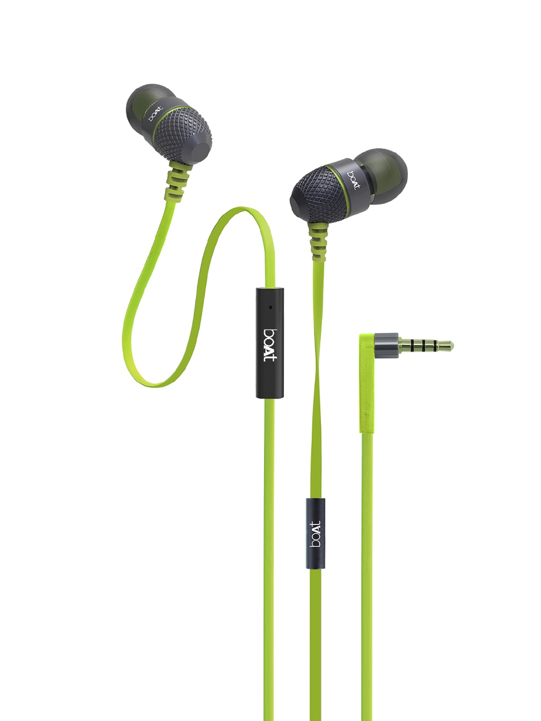 

boAt Lime Green & Black BassHeads 225 In-Ear Super Extra Bass Headphones 8904130841576