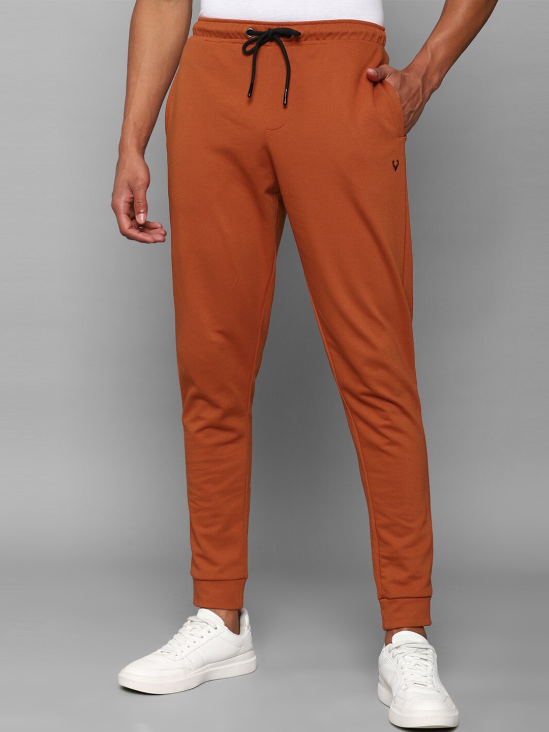 

Allen Solly Men Regular Fit Joggers, Orange