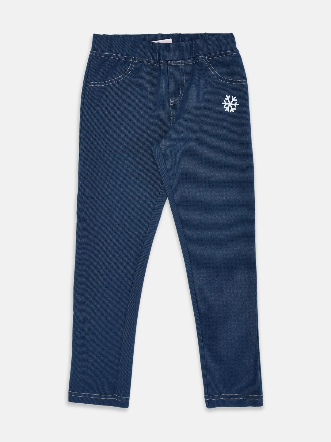 

Pantaloons Junior Girls Jeggings, Navy blue