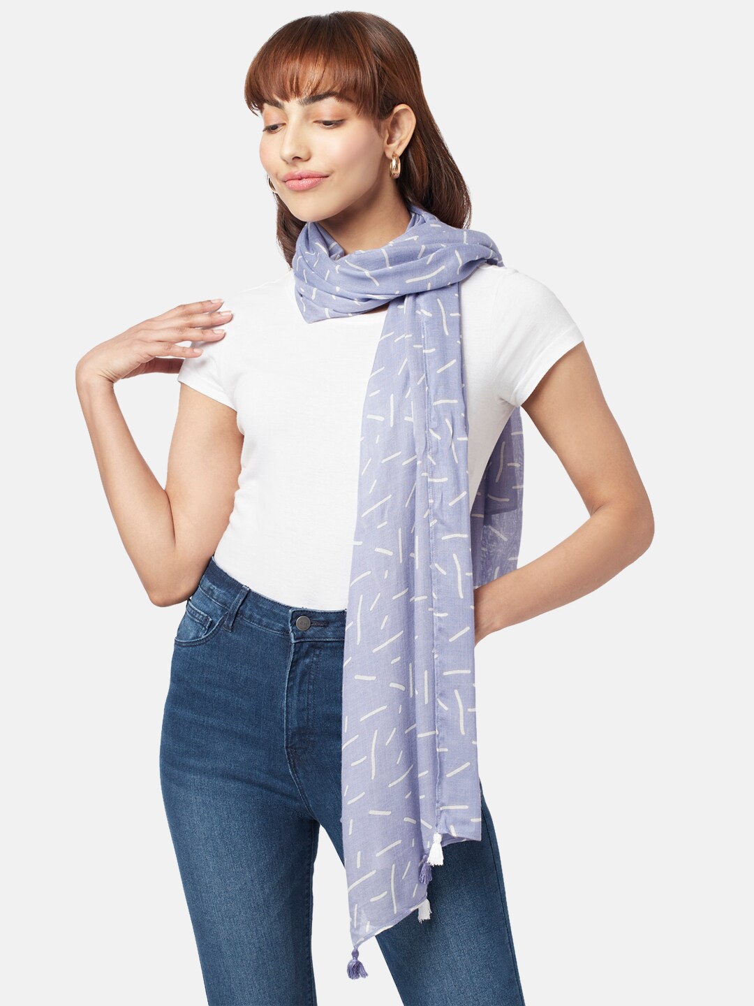 

Honey by Pantaloons Women Printed Scarf, Blue