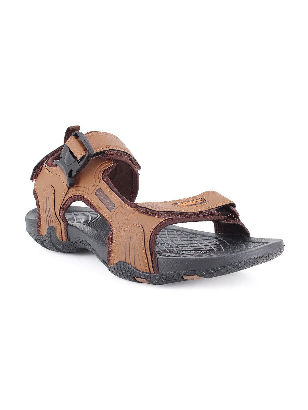 

Sparx Men Velcro Floater Sports Sandals, Tan