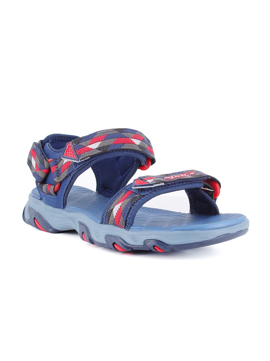 

Sparx Men Velcro Floater Sports Sandals, Navy blue