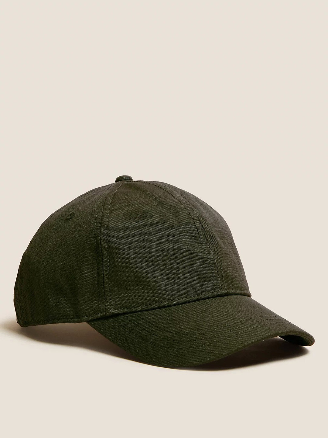 

Marks & Spencer Men Pure Cotton Baseball Cap, Khaki