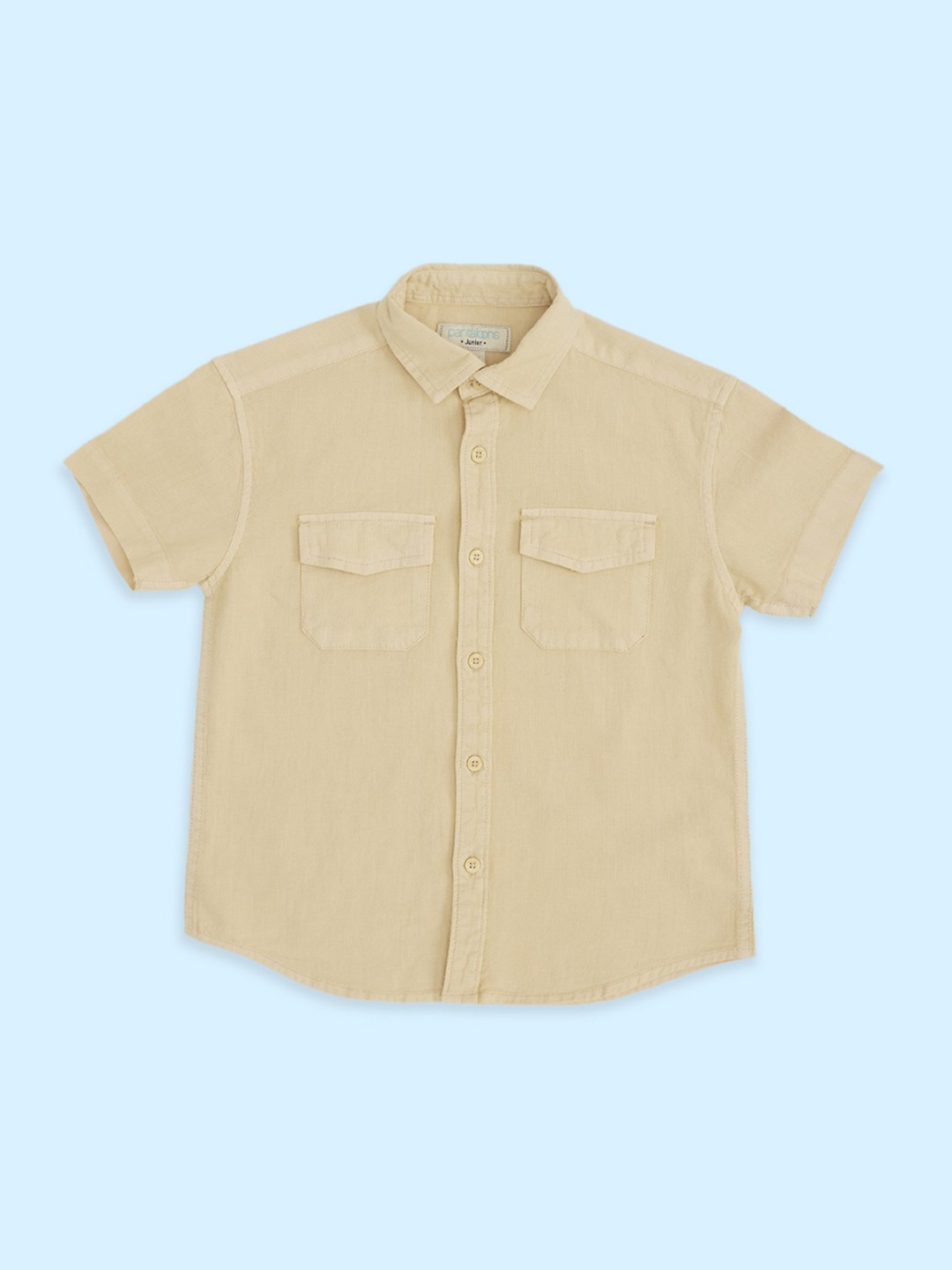 

Pantaloons Junior Boys Casual Shirt, Beige