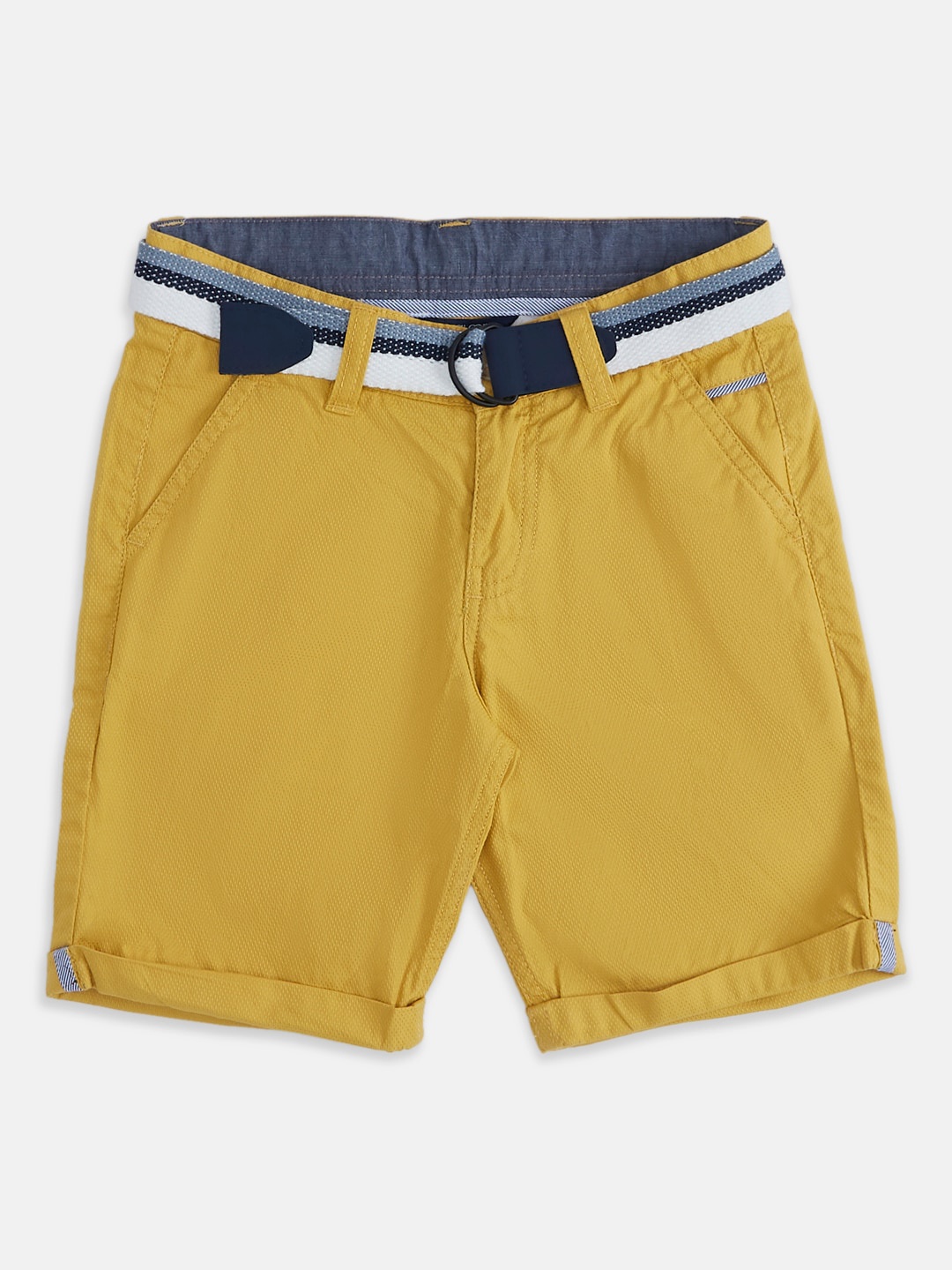

Pantaloons Junior Boys Cotton Shorts, Yellow
