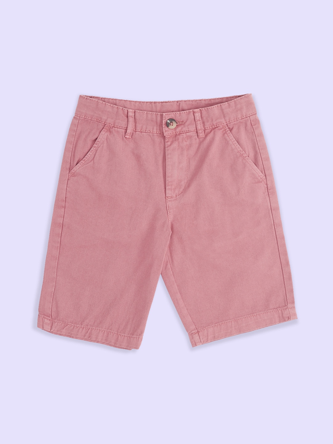 

Pantaloons Junior Boys Cotton Shorts, Rust
