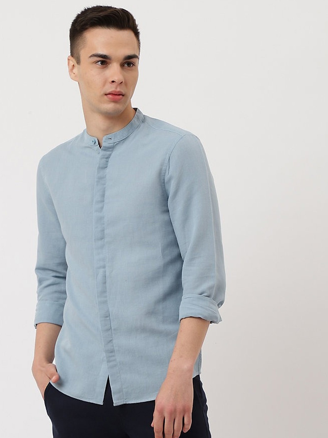 

Marks & Spencer Men Casual Shirt, Grey