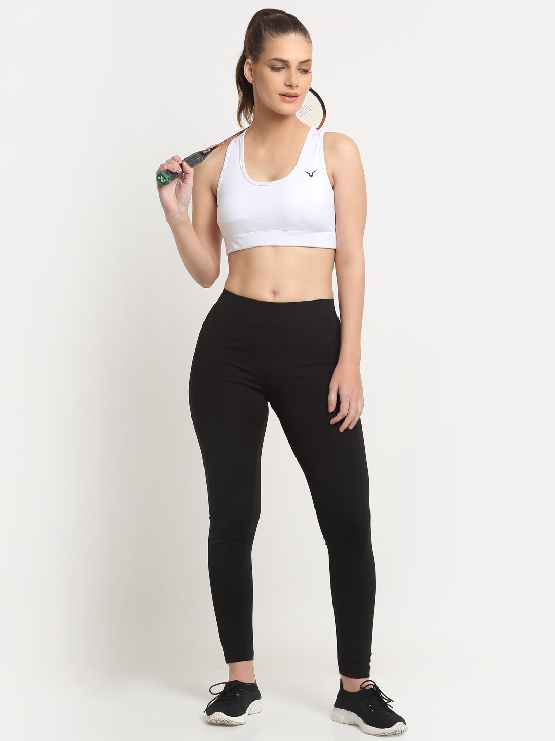 Invincible Performance Sports Bra, White