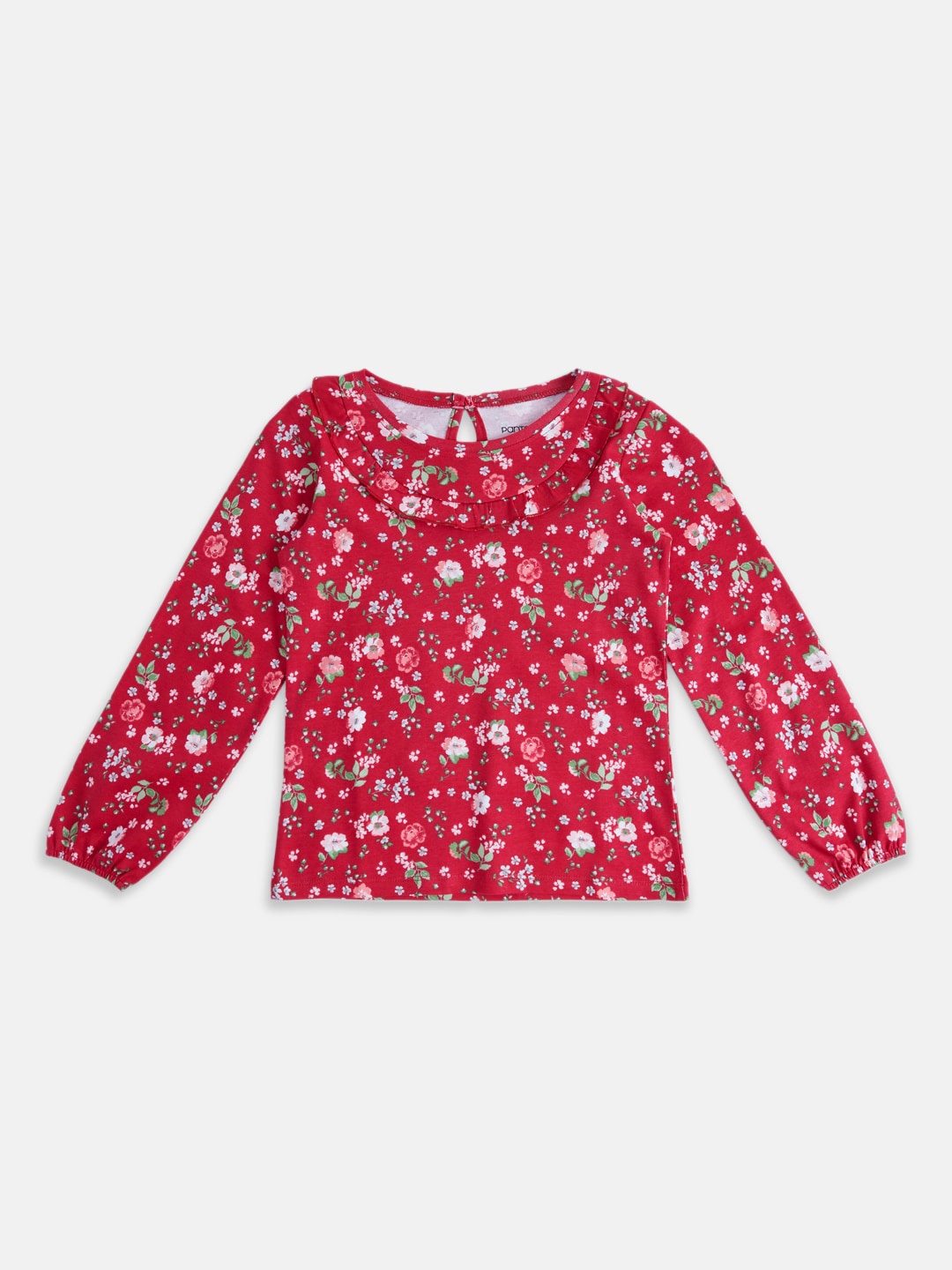 

Pantaloons Junior Floral Print Top, Red