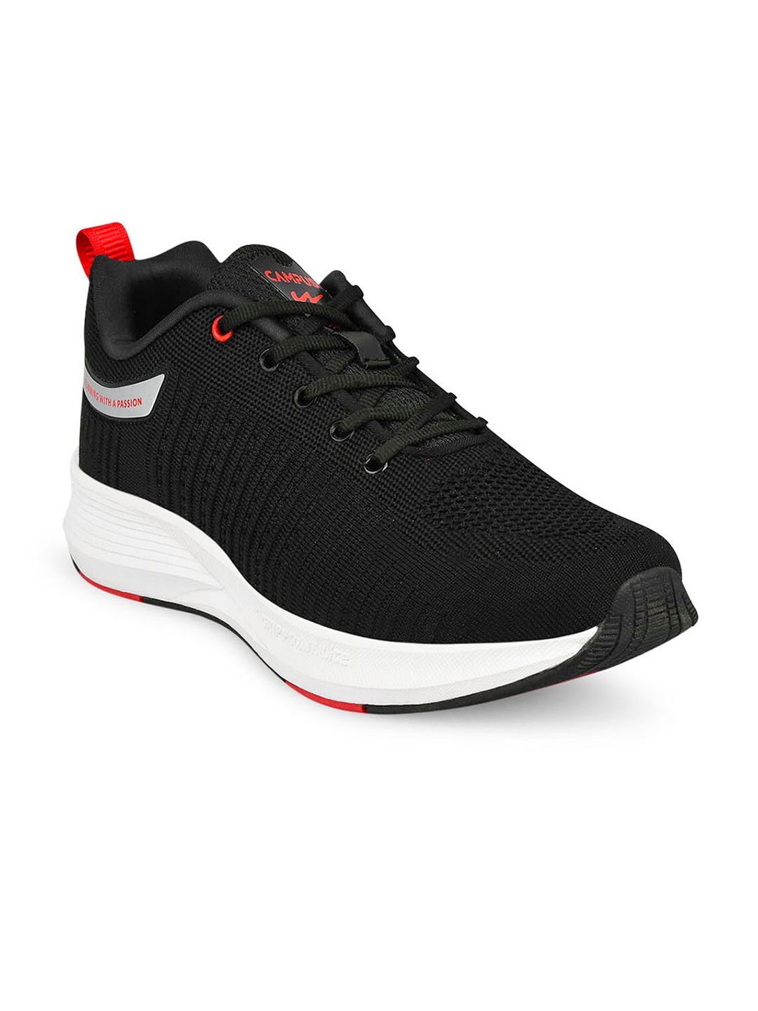 

Campus Men Mesh Running Shoes, Black