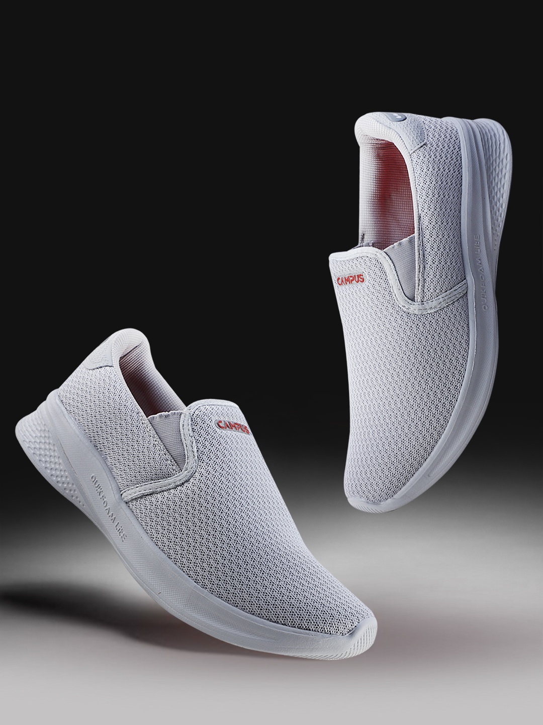 

Campus Men Mesh Walking Shoes, Grey