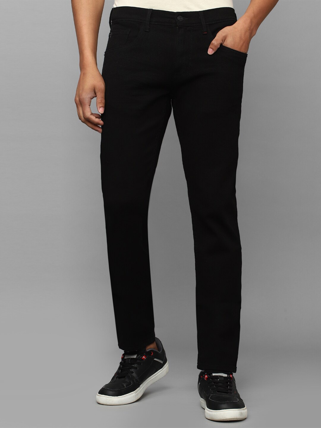 

Allen Solly Men Mid-Rise Slim Fit Jeans, Black