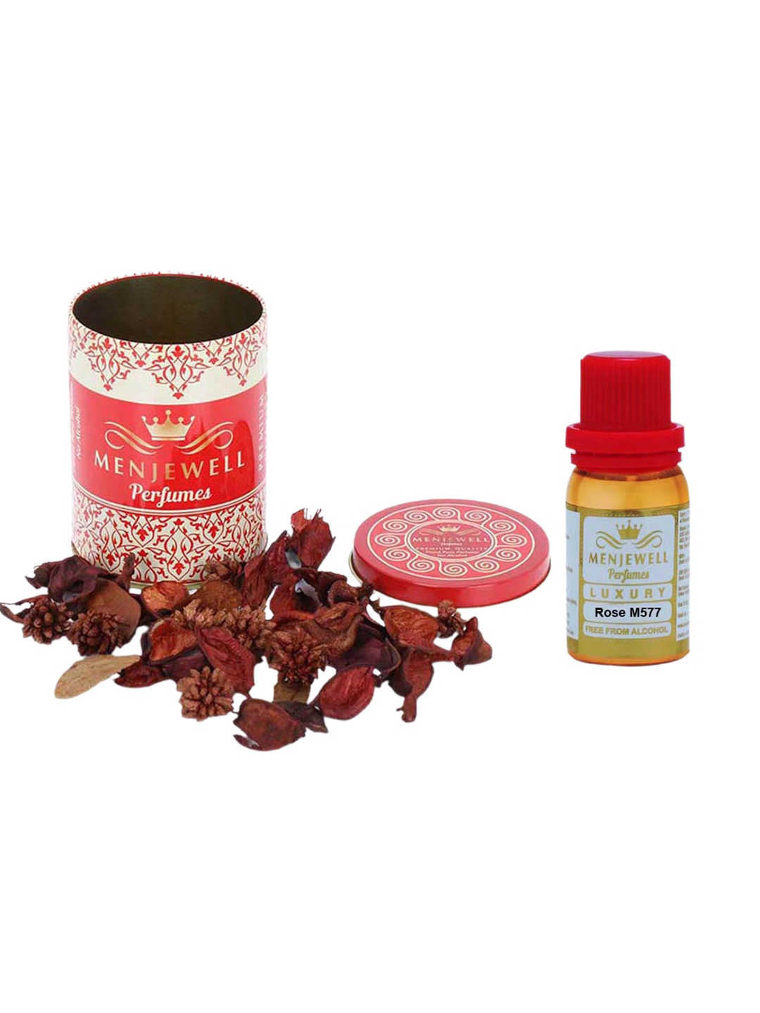 

Menjewell Luxury Rose Floral Attar 15 ml, Yellow