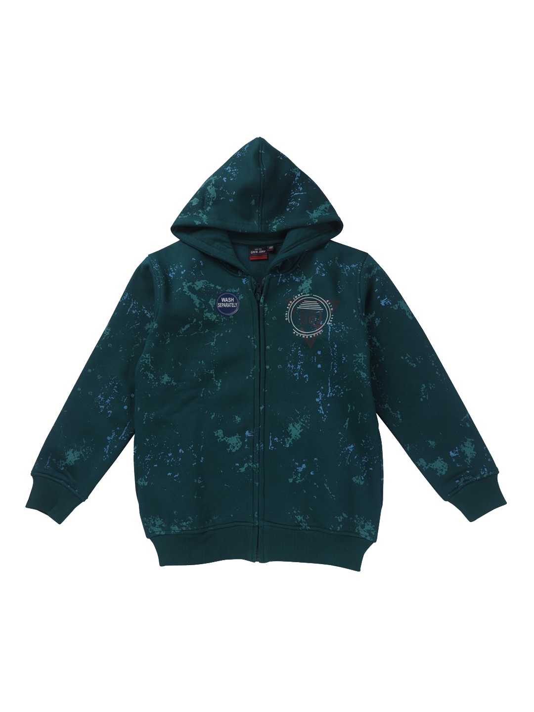 

Gini and Jony Boys Fleece Bomber Jacket, Green