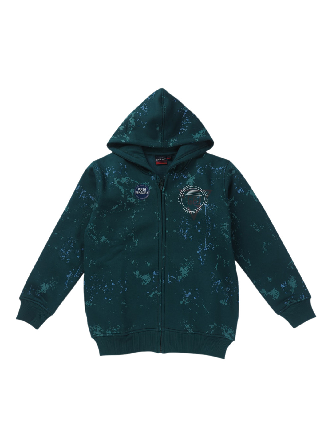 

Gini and Jony Boys Fleece Bomber Jacket, Green