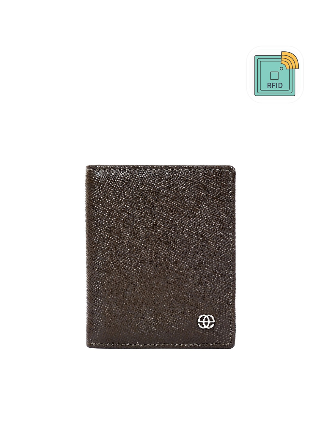

Eske Men Leather Card Holder, Brown
