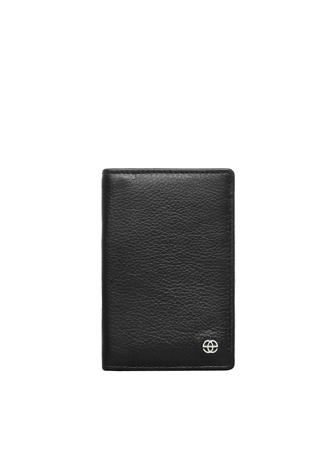 

Eske Men Textured Leather Card Holder, Black