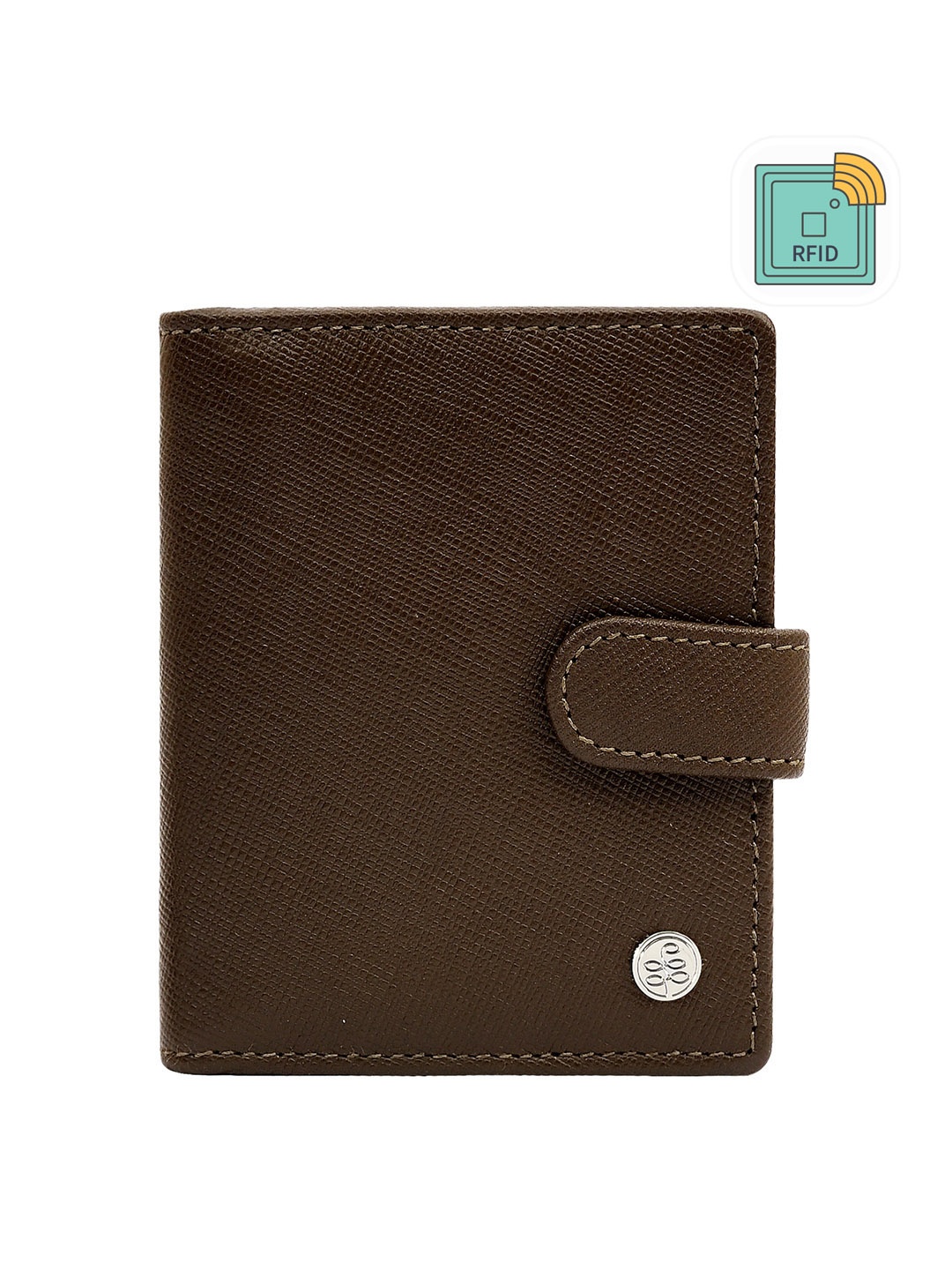 

Eske Men Leather Card Holder, Brown