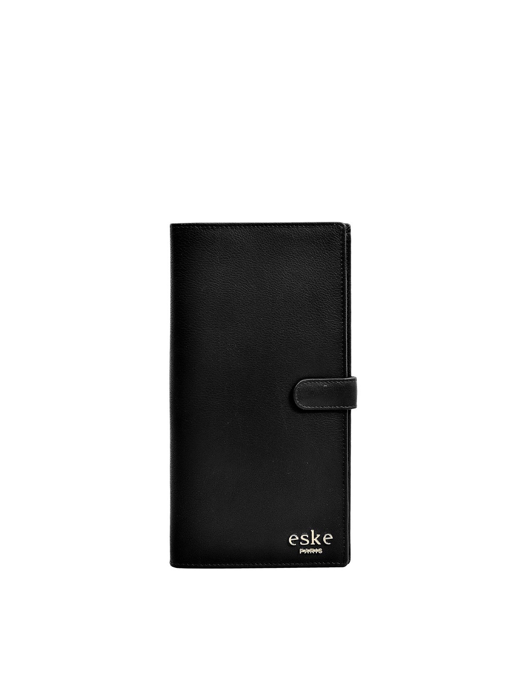 

Eske Men Leather Passport Holder, Black