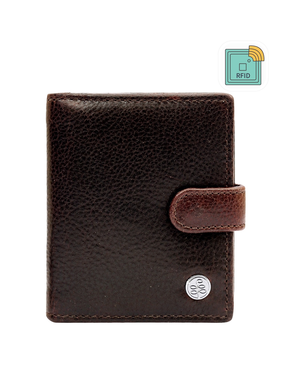 

Eske Men Leather Card Holder, Brown