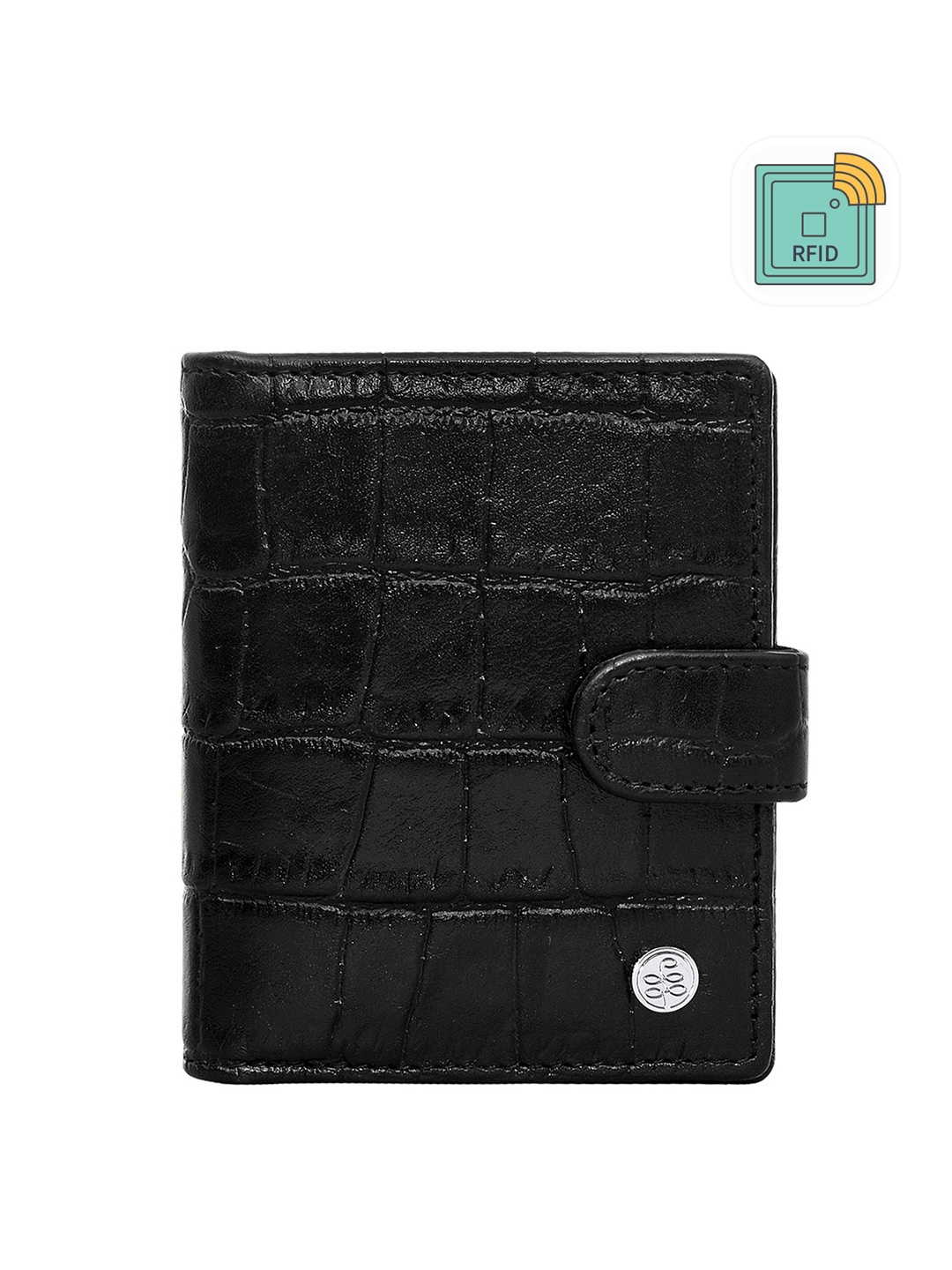 

Eske Men Leather Card Holder, Black