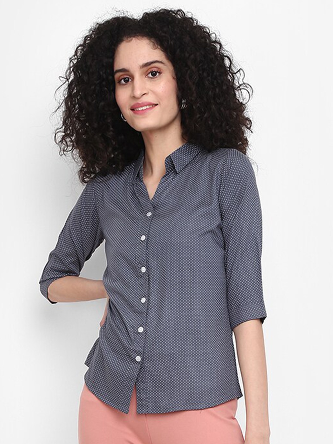 

V-Mart Women Regular Casual Shirt, Grey