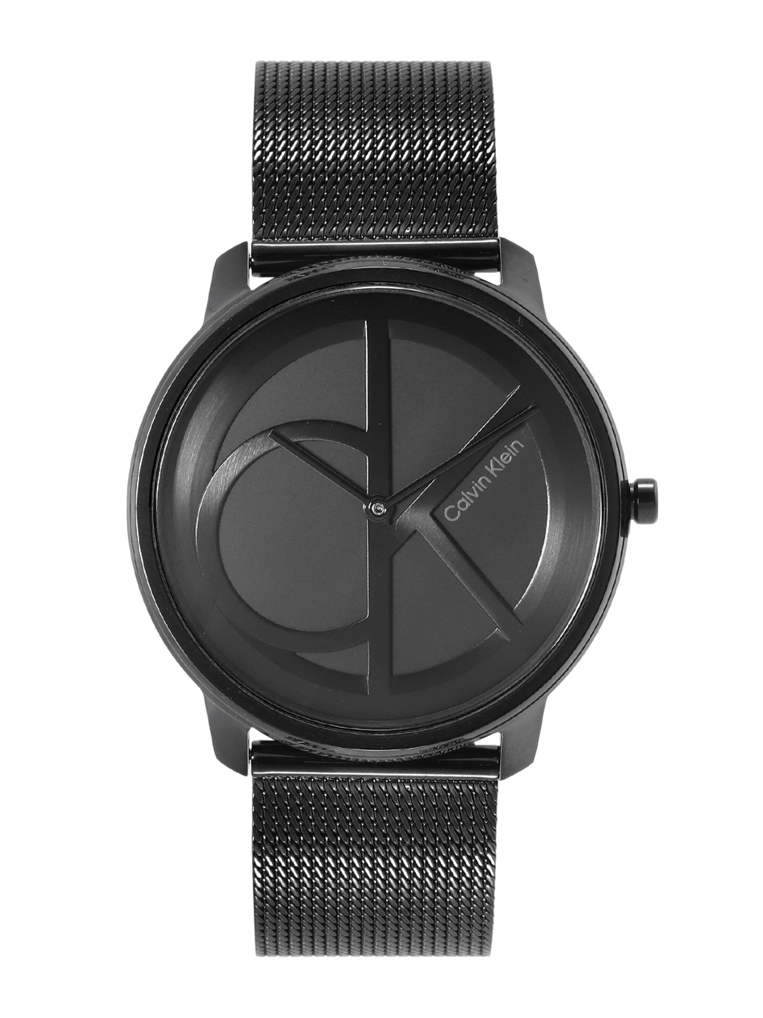 

Calvin Klein Unisex Iconic Bracelet Style Straps Analogue Watch 25200028, Black