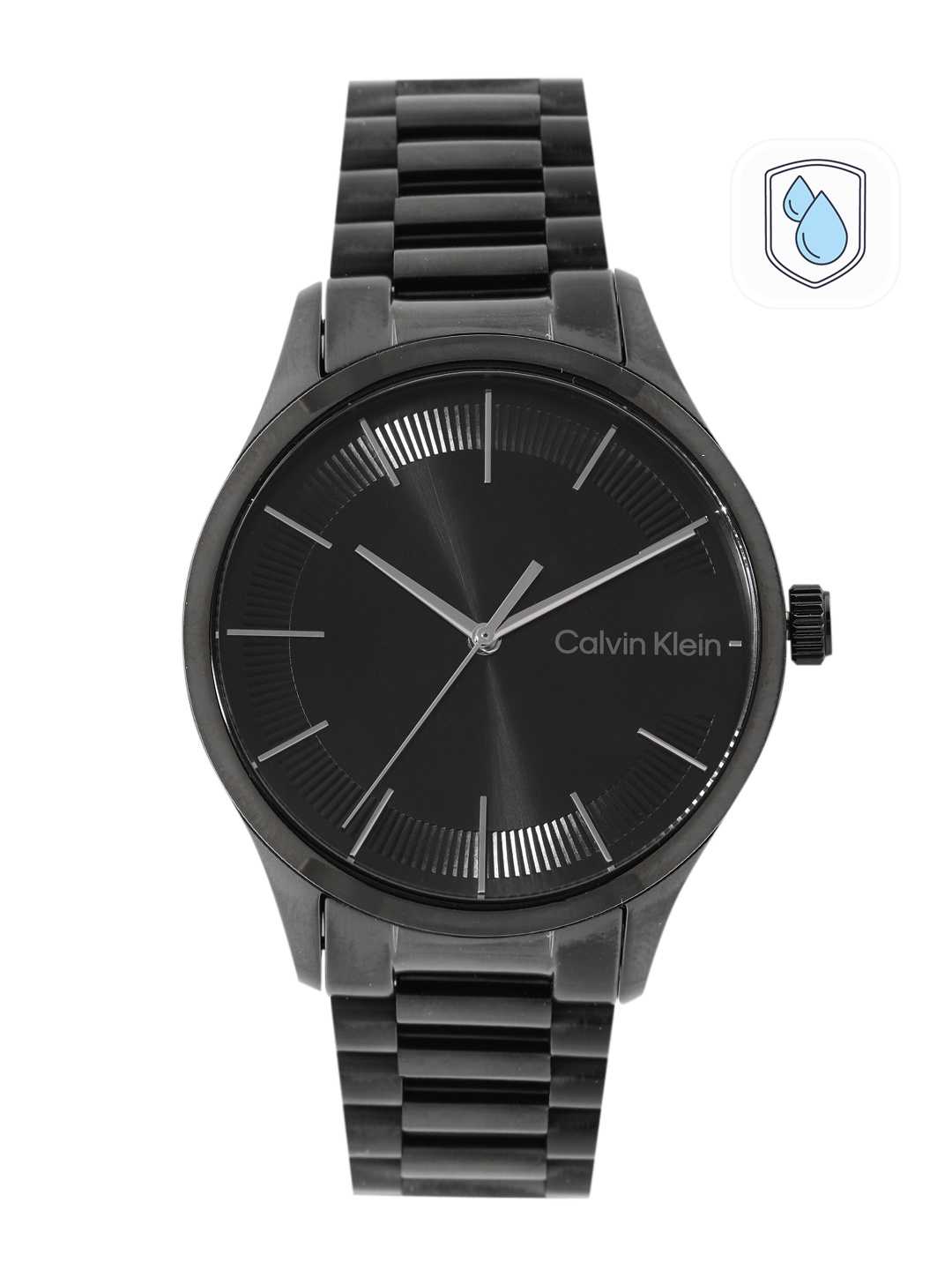 

Calvin Klein Unisex Iconic Bracelet Style Analogue Watch 25200040, Black
