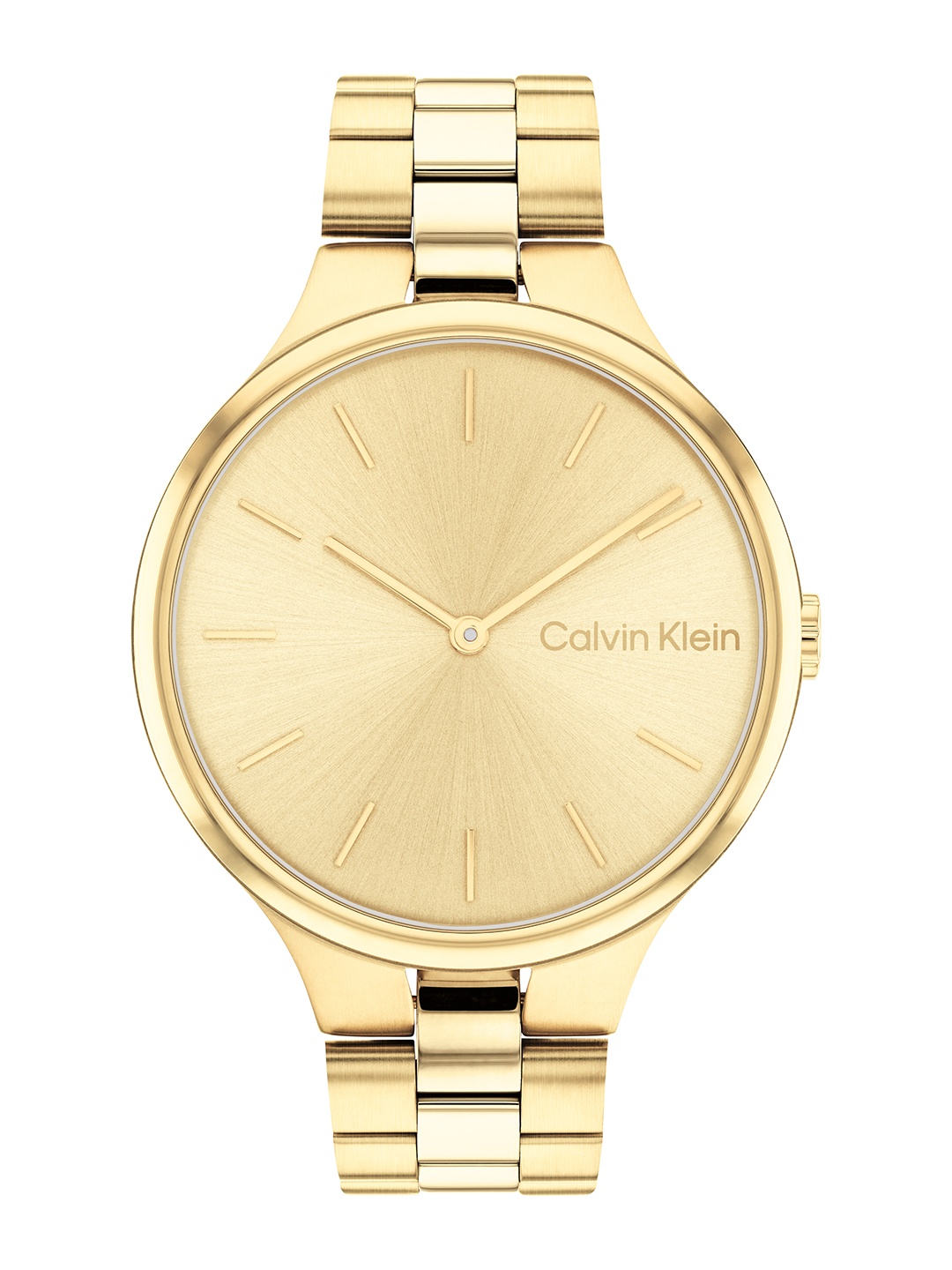 

Calvin Klein Women Linked Analogue Watch 25200126, Gold