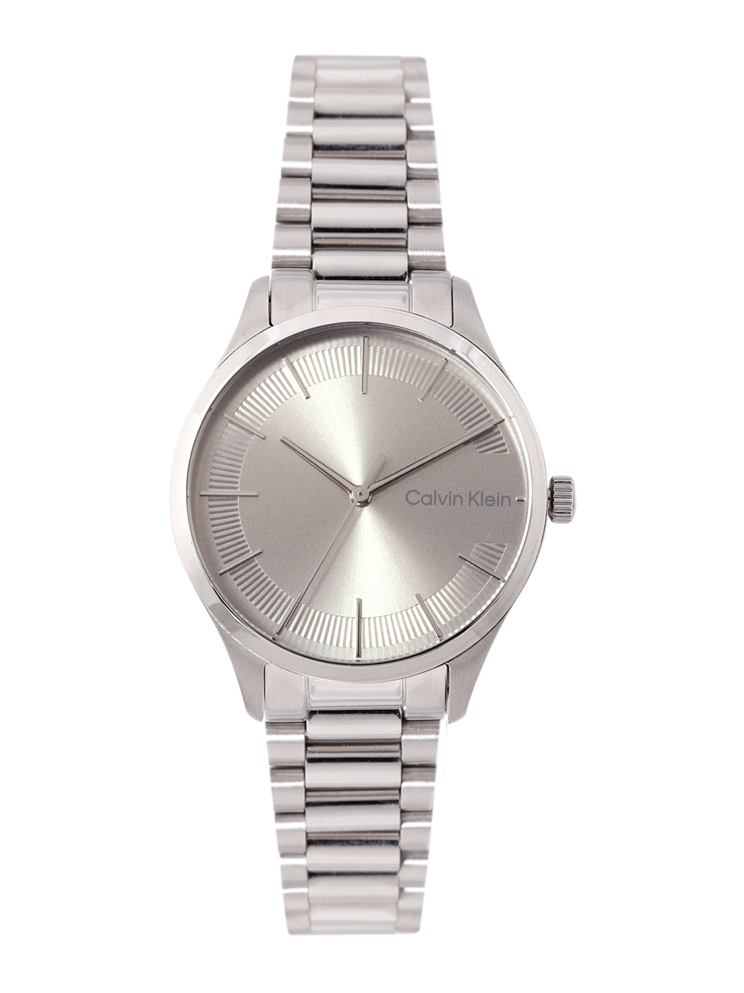 

Calvin Klein Unisex Iconic Stainless Steel Bracelet Style Analogue Watch 25200041, Silver