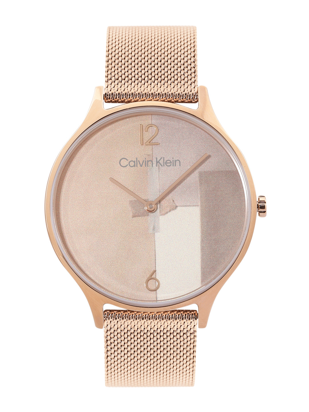 

Calvin Klein Women Colourblocked Dial & Stainless Steel Bracelet Style Watch 25200006, Multi