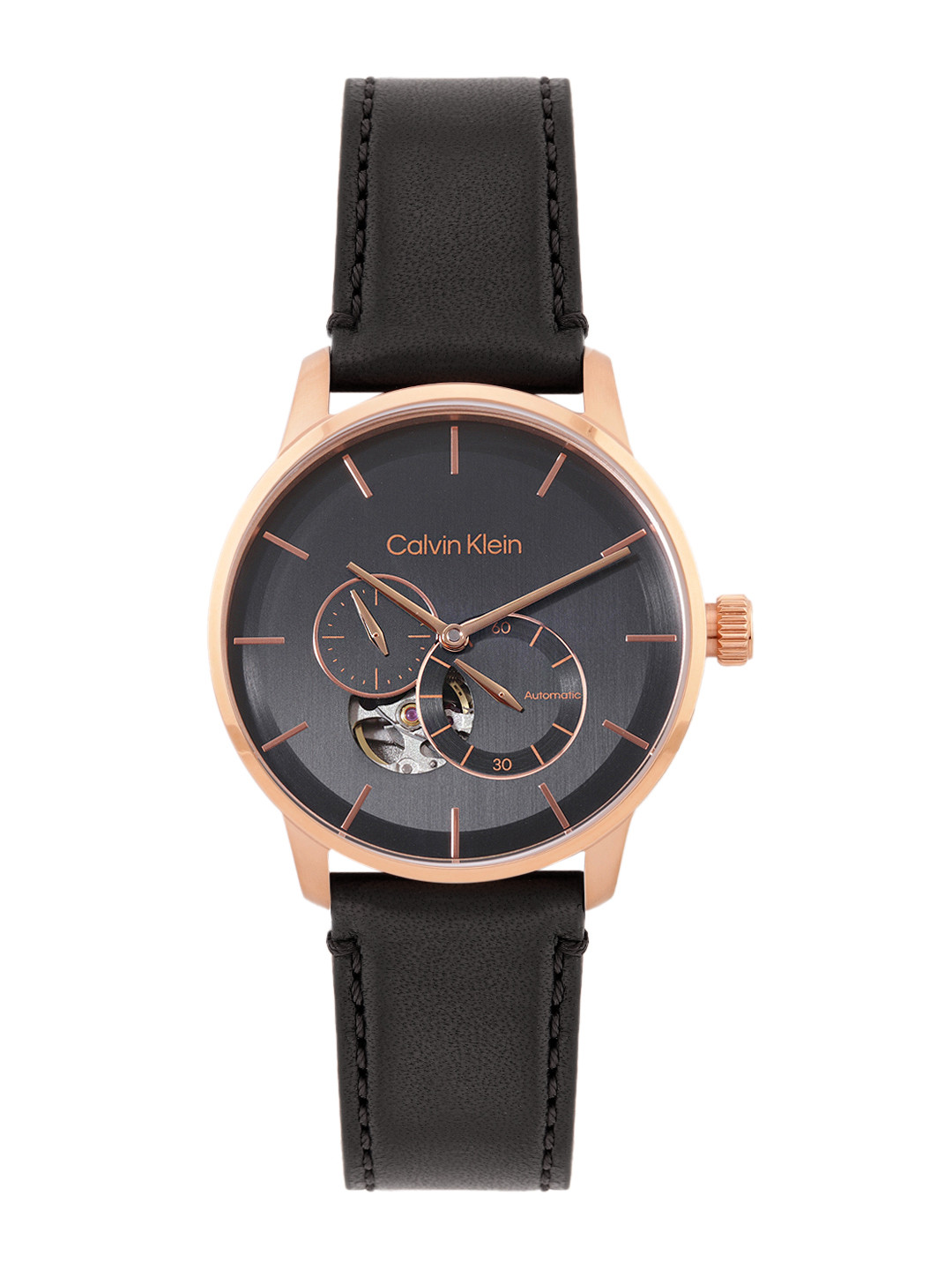 

Calvin Klein Men Automatic Analogue Motion Powered Watch 25200074, Black